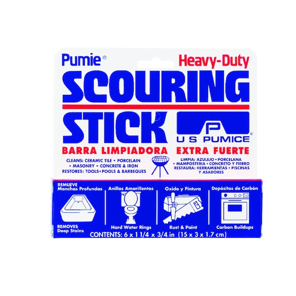U.S. Pumice US Pumice Pumie Heavy Duty Scouring Stick For Bath/Toilet 6 in. L 1 pk HDW-12 - main